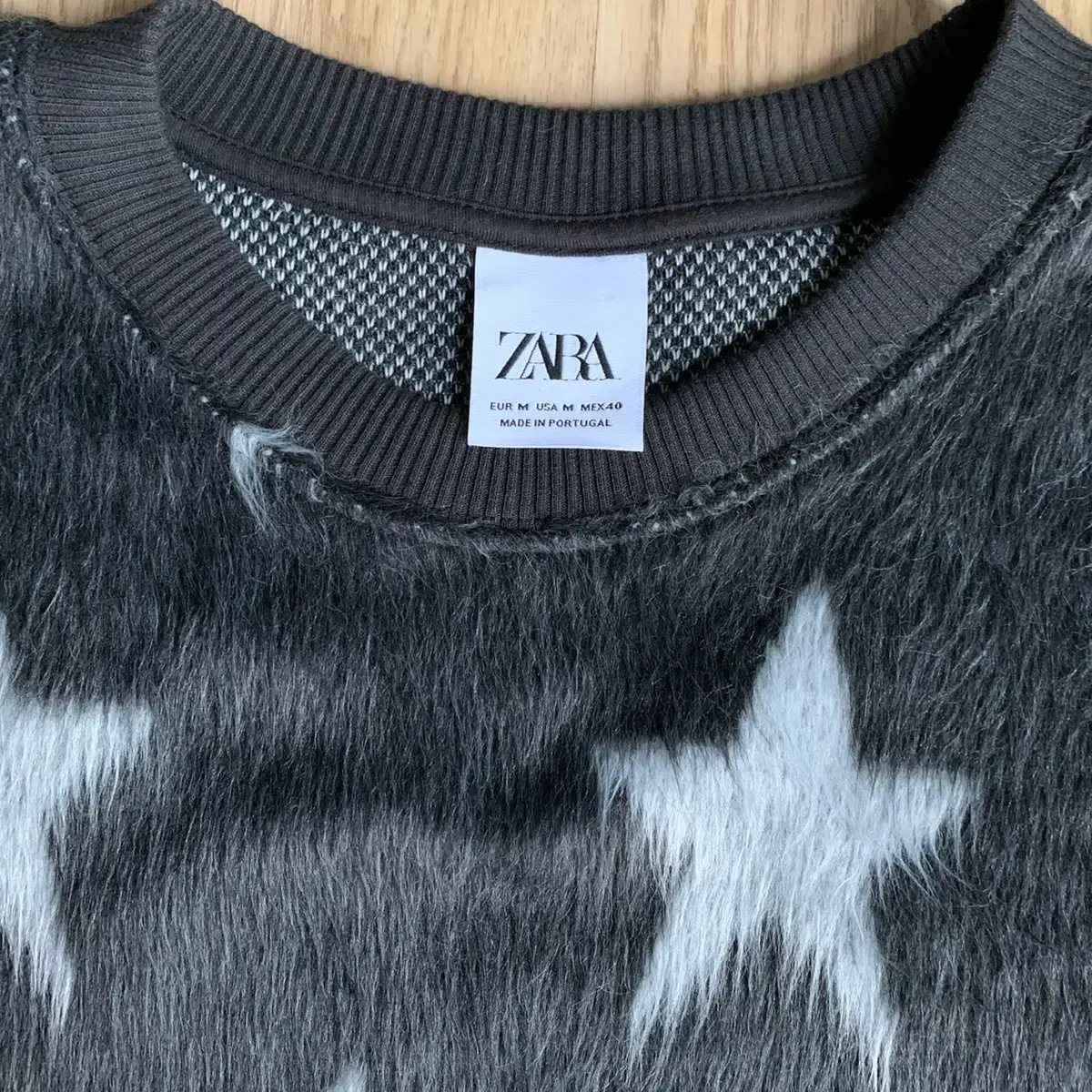 [ZARA] 생로랑맛 스타 패턴 모헤어 니트