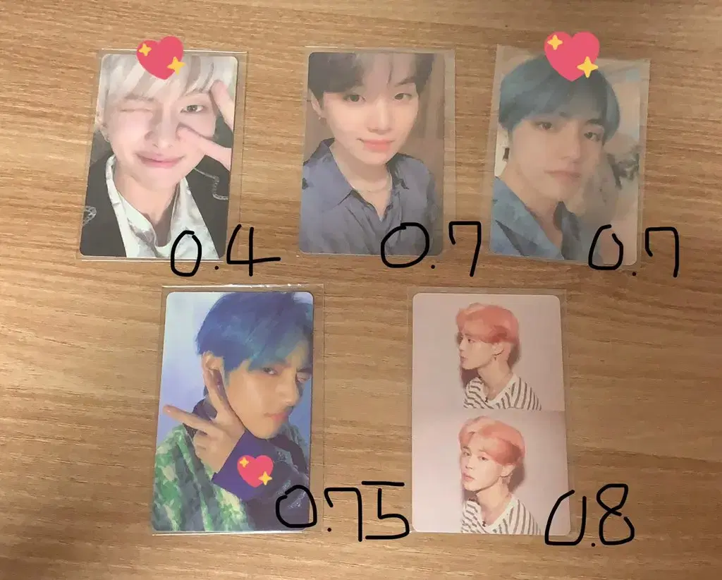 Bangtan personas album photocard wts sell