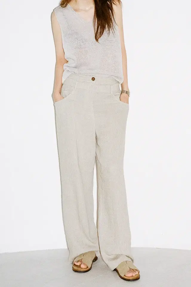 Matin Kim 마뗑킴 린넨팬츠 L사이즈 Baloon Trousers