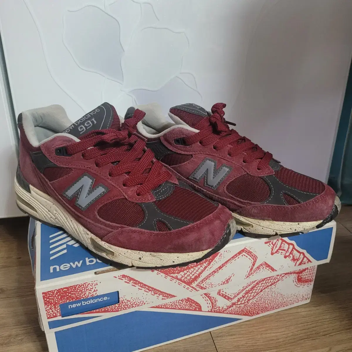 New Balance 991 Burgundy