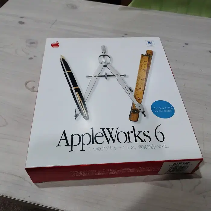 미사용 AppleWorks6 일본판