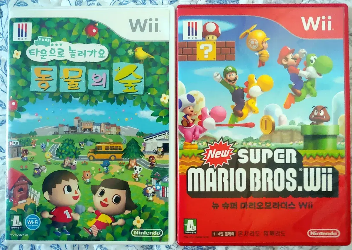 타운으로 놀러가요 동물의숲+뉴 슈퍼 마리오브라더스 Wii | 브랜드 중고거래 플랫폼, 번개장터