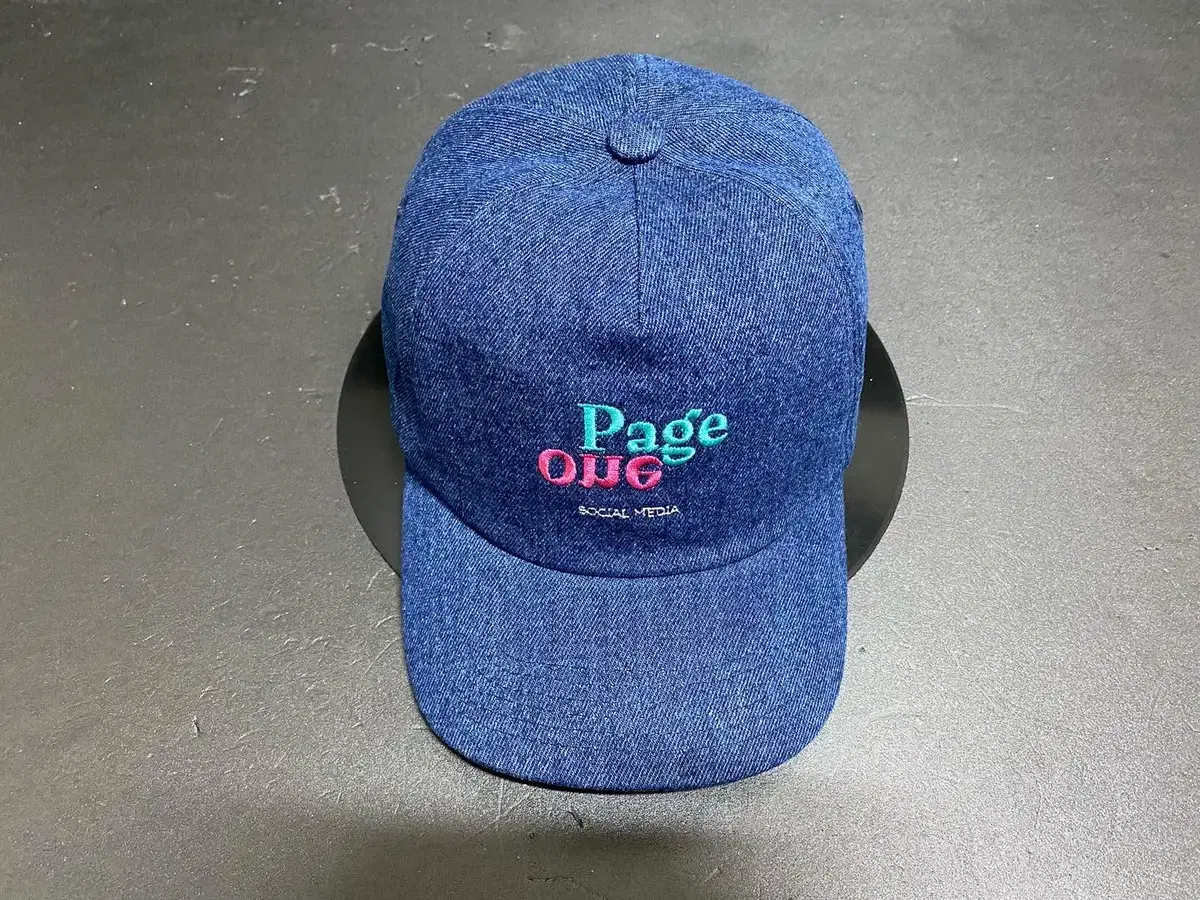 page one denim cap 볼캡