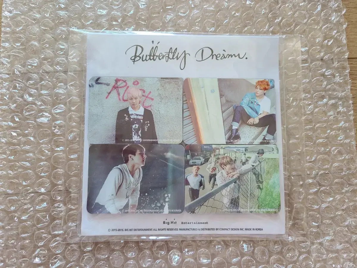 BTS Bangtan Butterfly Dream Magnet Set