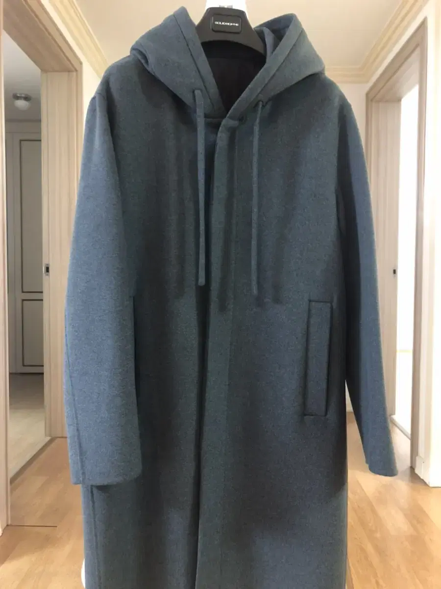 Solid Homme Handmade Hooded Coat(95)