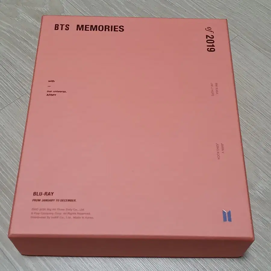 방탄소년단 2019 메모리즈 블루레이