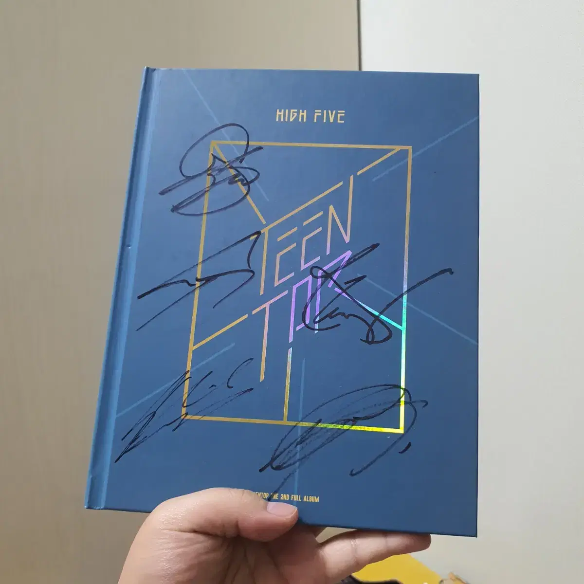 Teen Top's autograph sign album