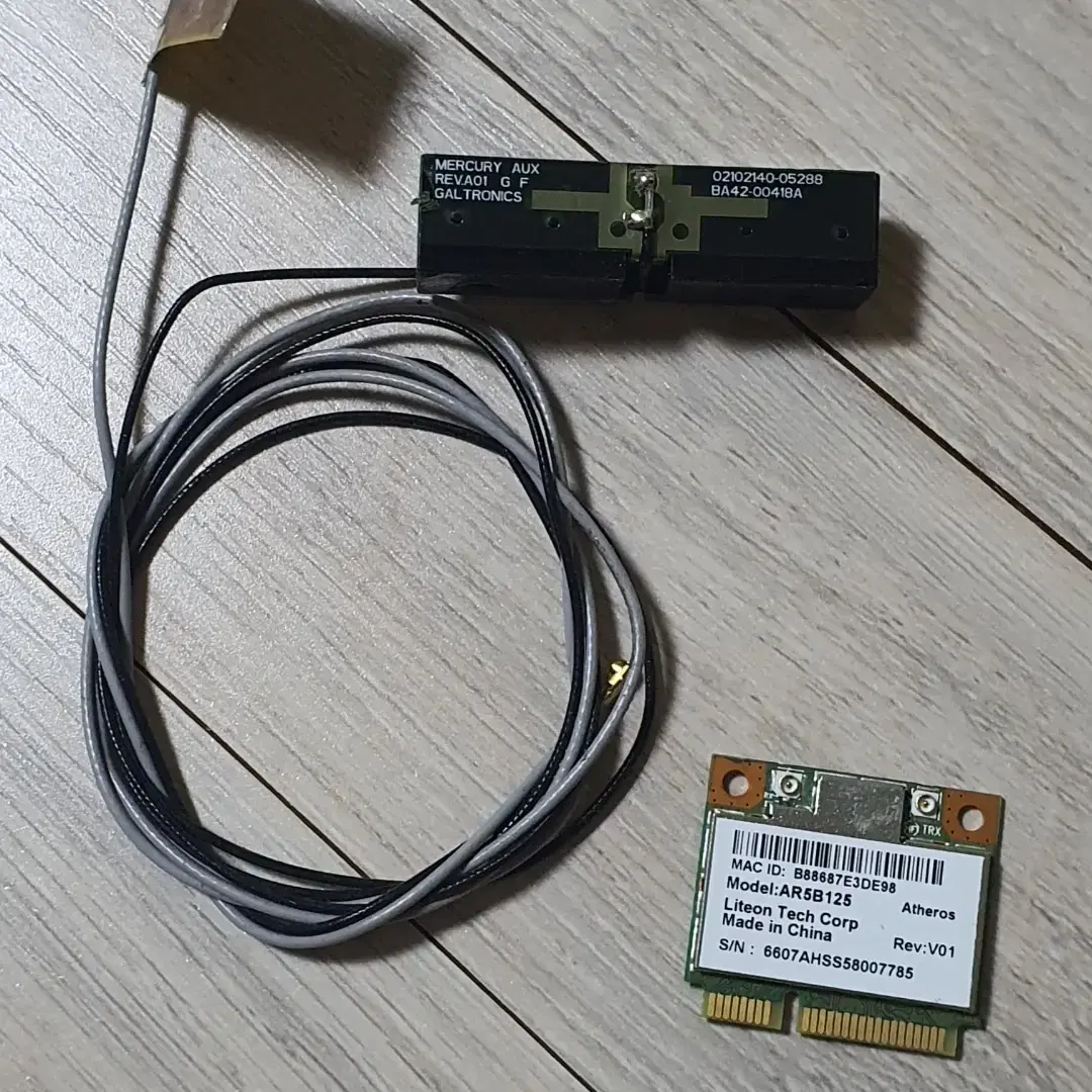 무선 와이파이 수신기 Half Mini PCI-E 무선 랜카드