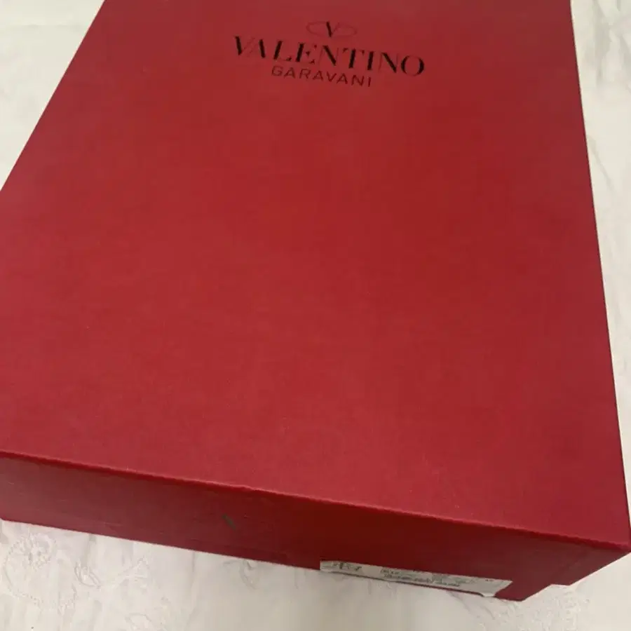 Valentino 락스터드 슬링백힐 레드컬러