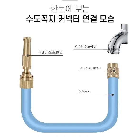 [무료배송]수도꼭지 물 호스 연결 어댑터 수전 커넥터 수전연결 수전부속품