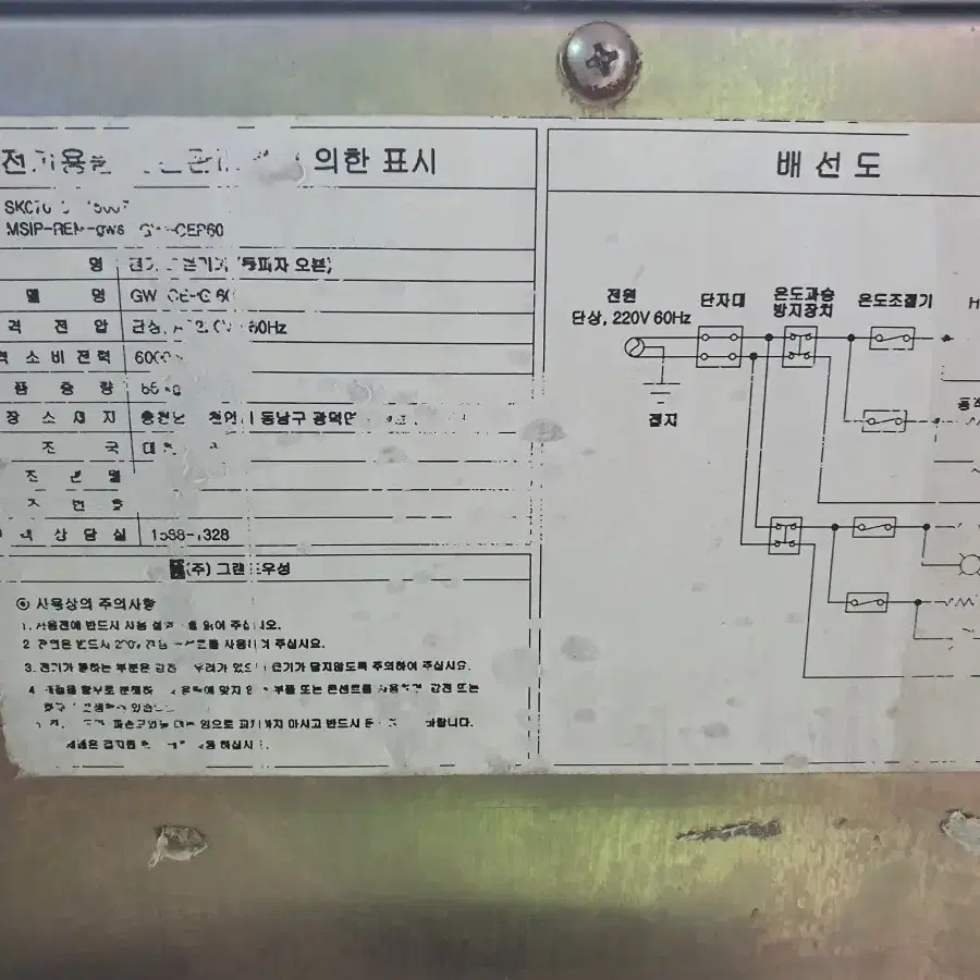 피자오븐기단상