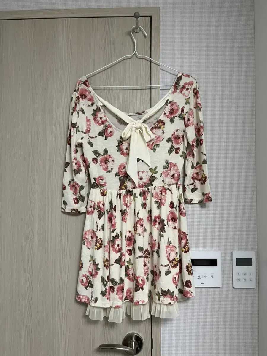 flower ribbon vintage mini one piece