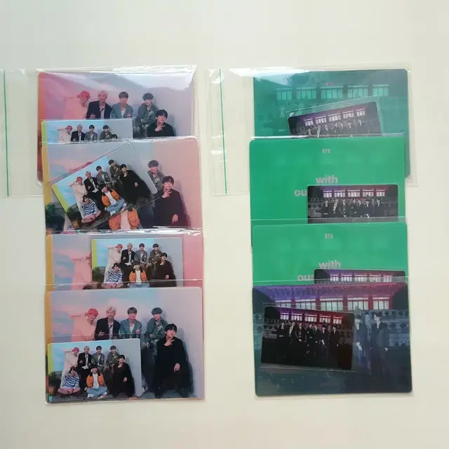 방탄 20 19메모리즈 2020메모리즈 특전 렌티큘러 단체포카