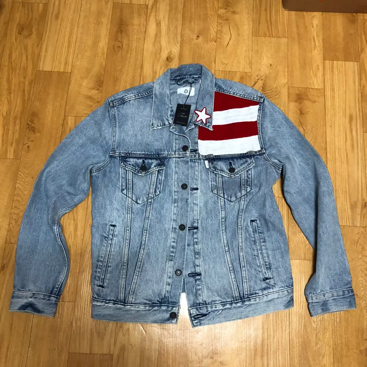 Tatooed Denim Pure Made Jeans Jacket New100 RRP23