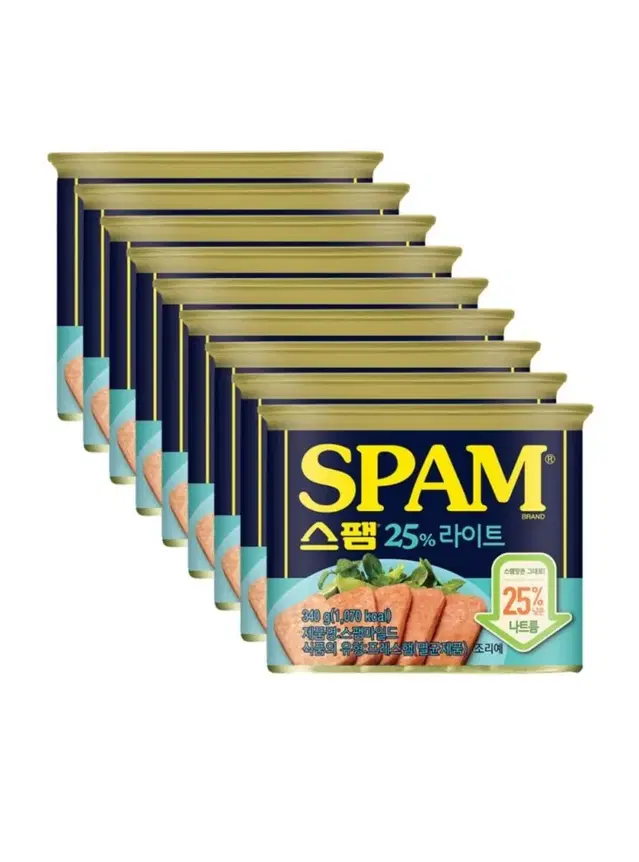 (무료배송) 스팸 라이트 340g 10개 SPAM 햄 소세지 스팸큰거