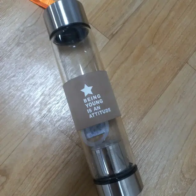 글라스 텀블러 450ml 새상품 (필터있음)