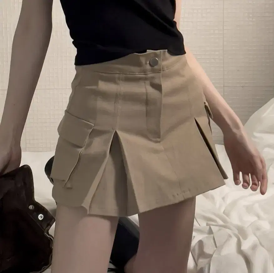 [Peach Bean] Pocket Skirt /S