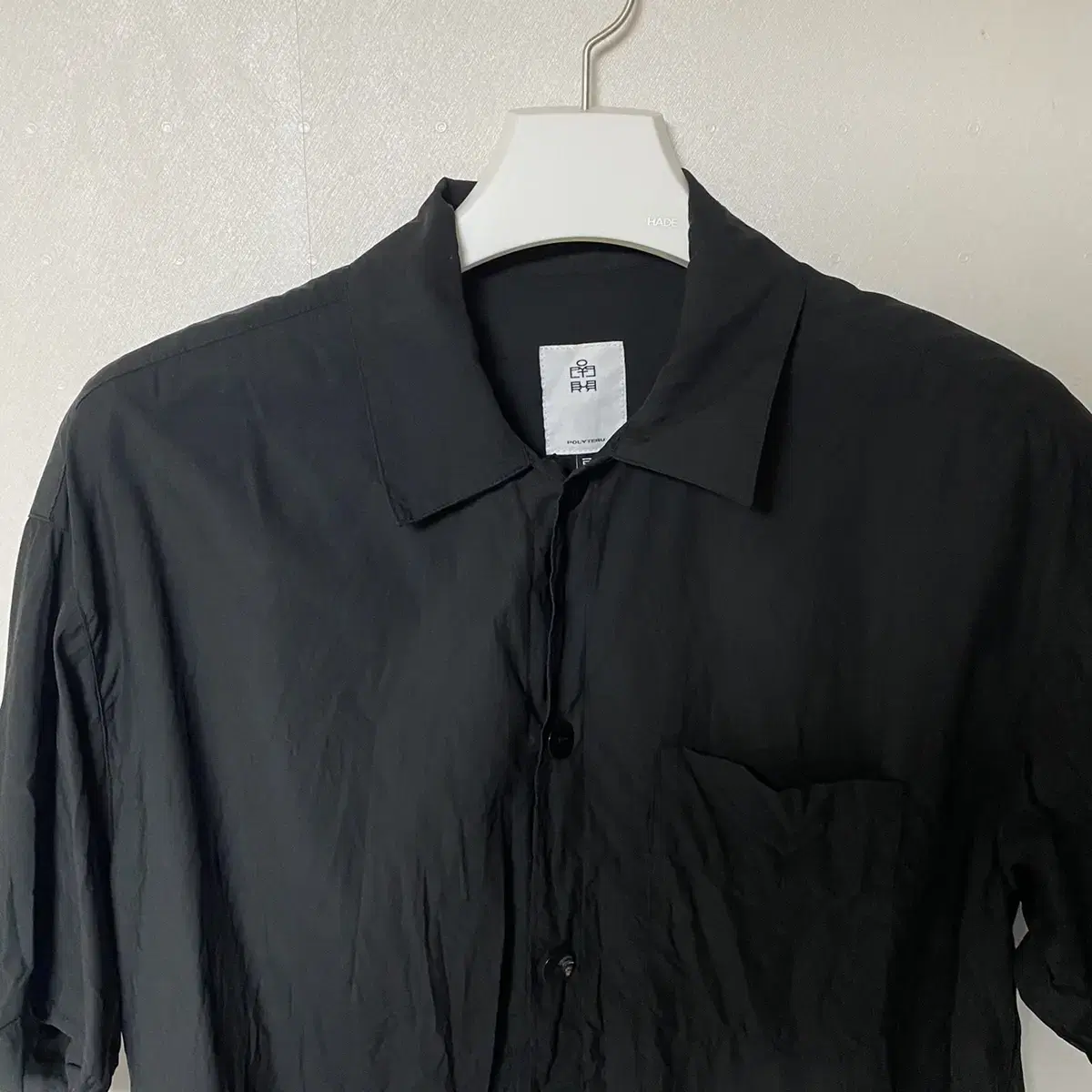 [2] 22SS Polyester Tenko 1/2 Shirt Black