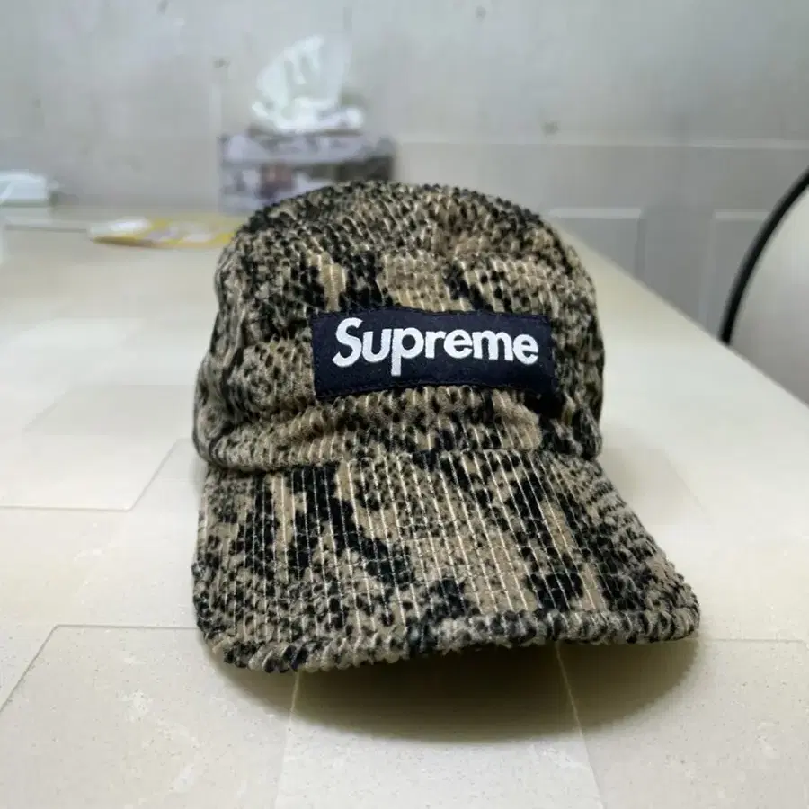 20FW 슈프림 스네이크스킨 corduroy cap