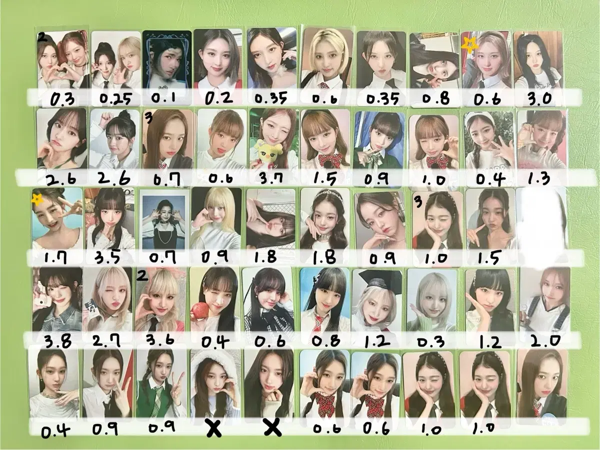 아이브 공방 포토카드 포카 양도 쥬얼 개봉 앨범 ive 원영 유진