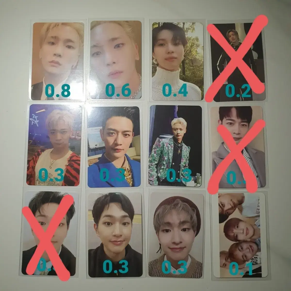 Shinee photocard wts onew key minho Taemin