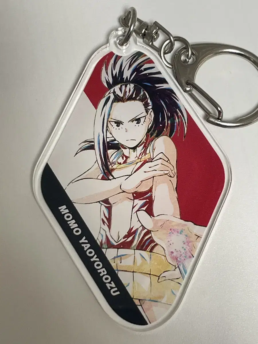 Yao Momo Yao Yorozu momo Hiroaka acrylic keyring Yao Momo Keyring