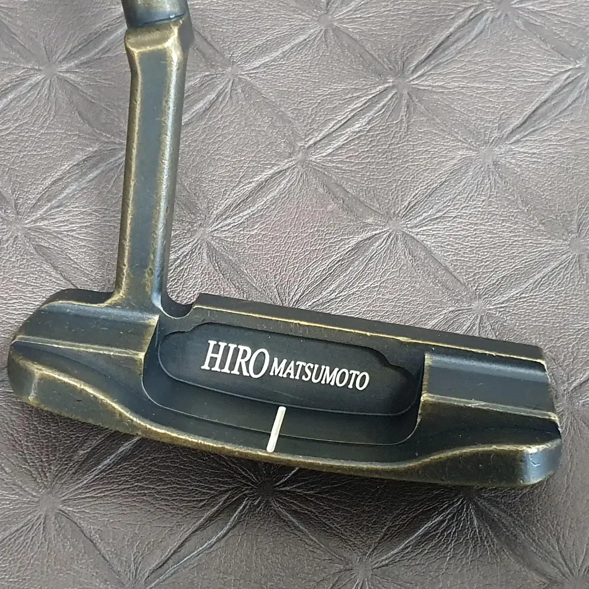 P123. Hiro Matsumoto Brass Putter 34