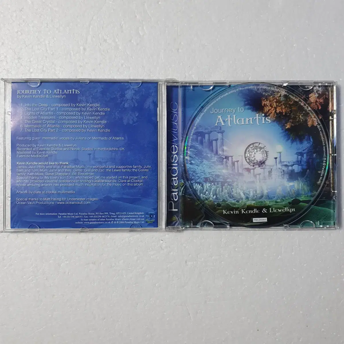 루엘린 Llewellyn Atlantis 명상 요가 CD 중고