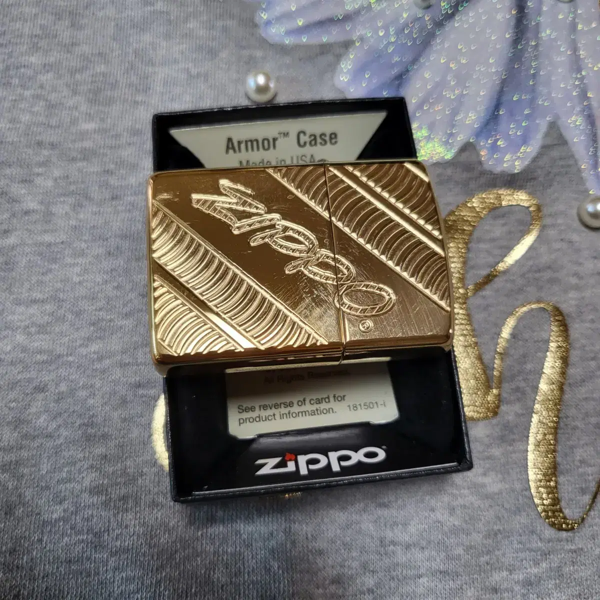 정품 29625 ZIPPO COILED 미개봉 새 지포라이터