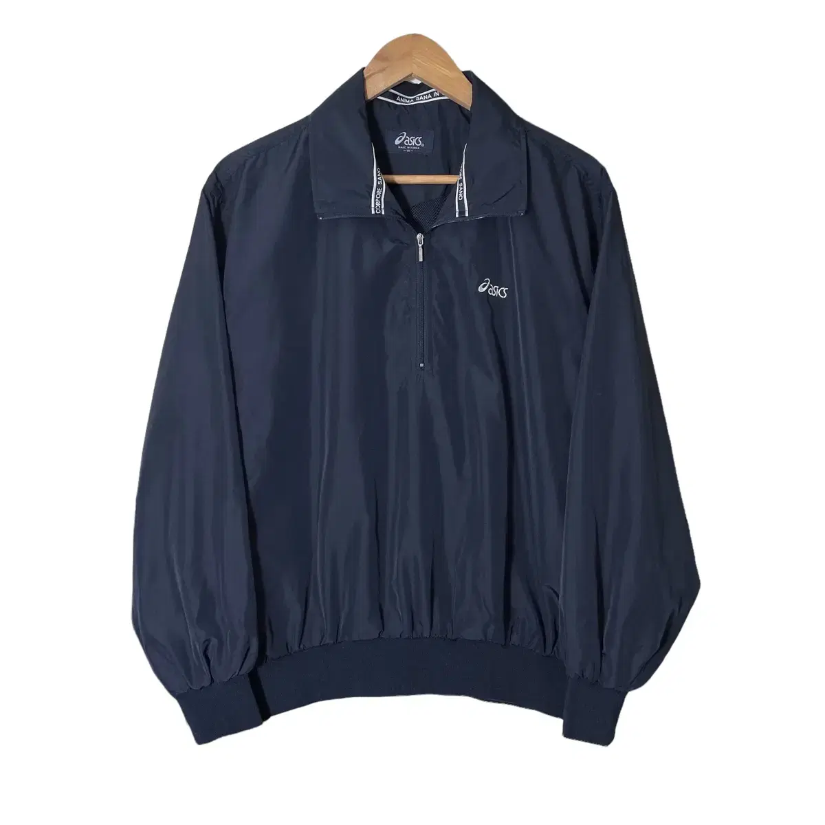 Asics Anorak M Vintage Navy Navy Vahn Zipped Up