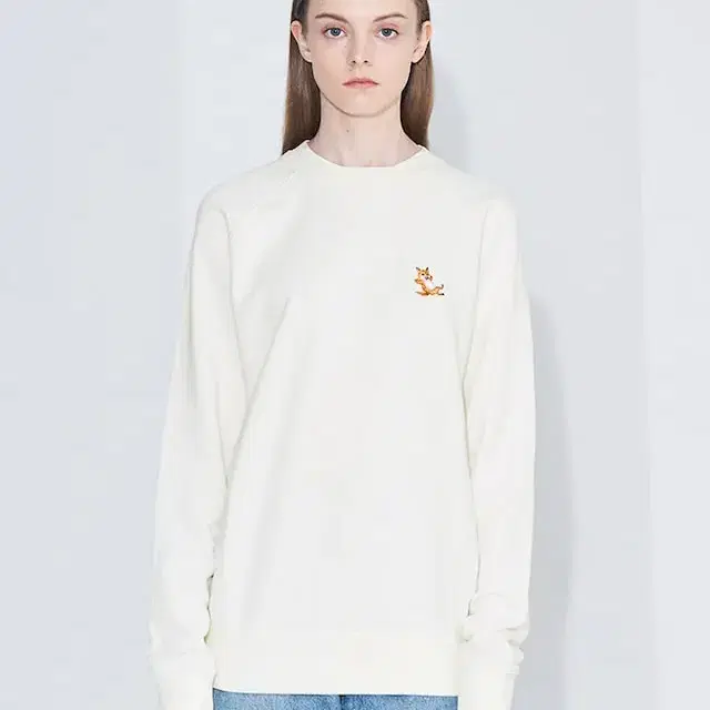 Unisex Chillax Fox Patch Classic Sweatsh