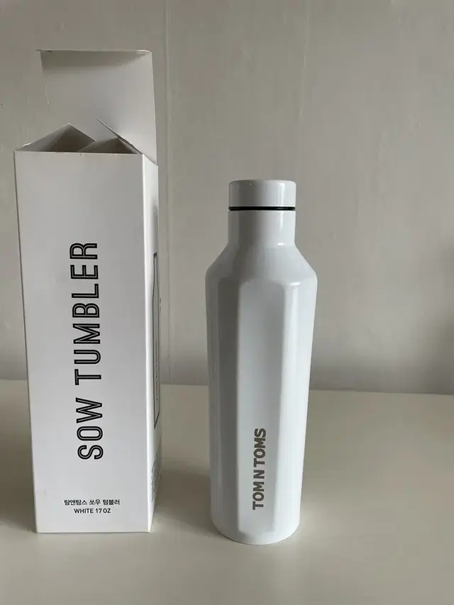 탐앤탐스 스텐레스 쏘우 텀블러 500ml