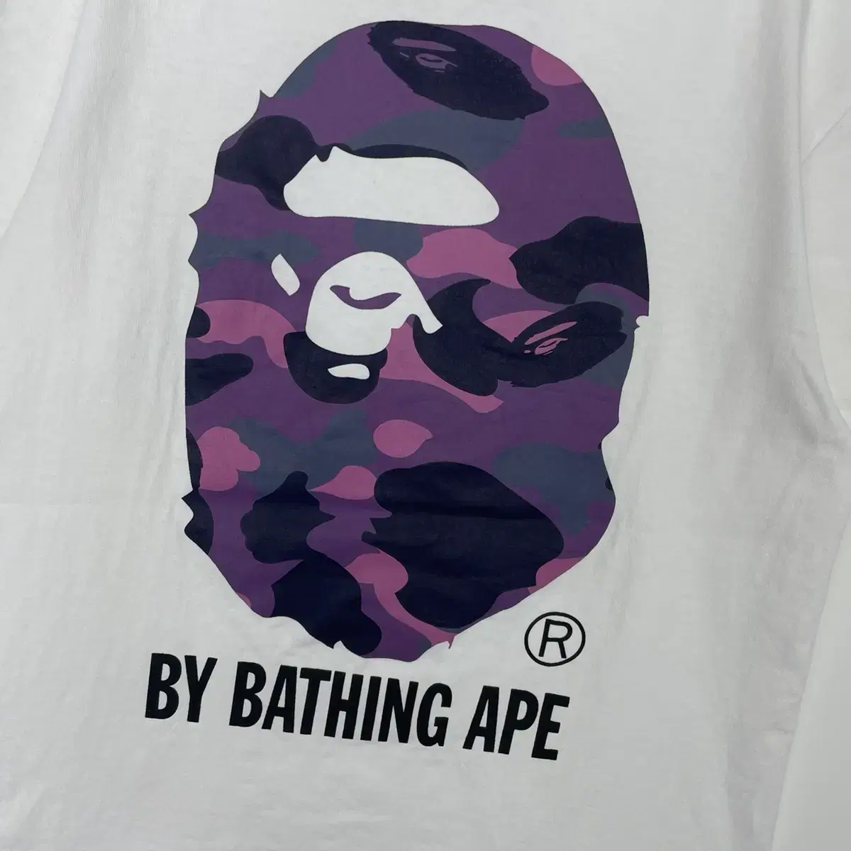 베이프 bape 카모 해드 티셔츠