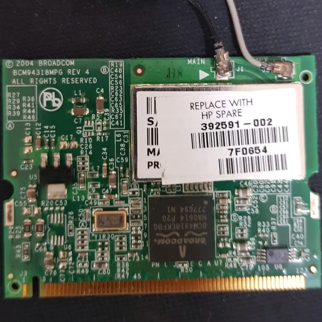 무선 랜 카드 MaxPerformance 802.11g BCM94318M