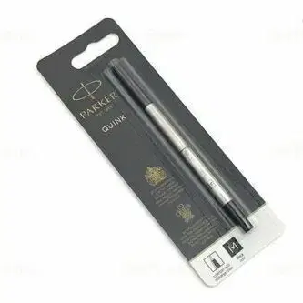 NEW 1pcs Parker Quink 정품 검정 볼펜 잉크 카트리지