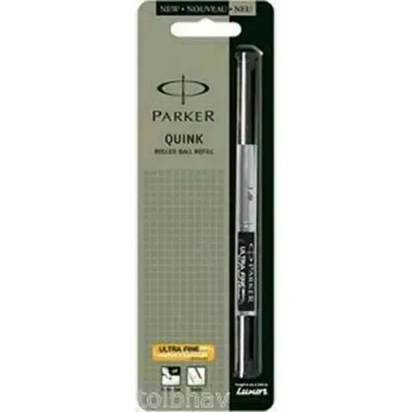 NEW 1pcs Parker Quink 정품 검정 볼펜 잉크 카트리지