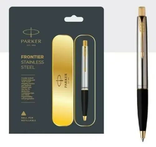 NEW 파카 PARKER Frontier Steel GT 볼펜 펜 정품