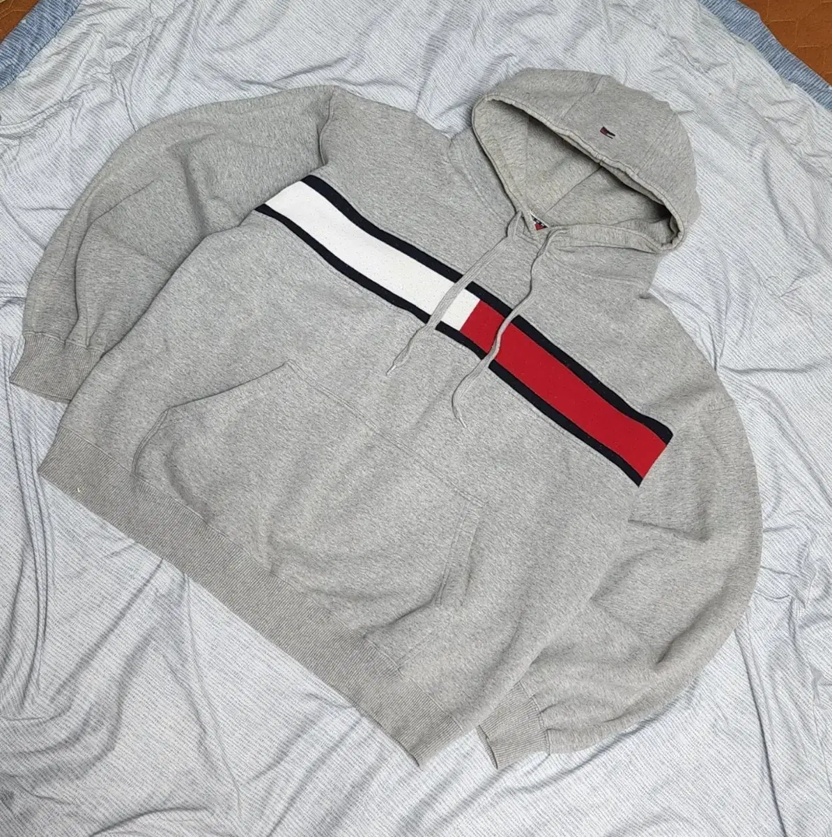 Tommy Hilfiger Big Flag Big Logo Overfit Old School Hoodie