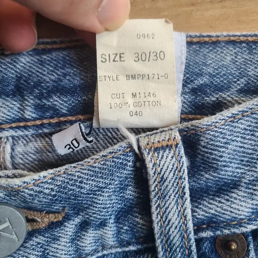 1990s calvin klein made in usa denim