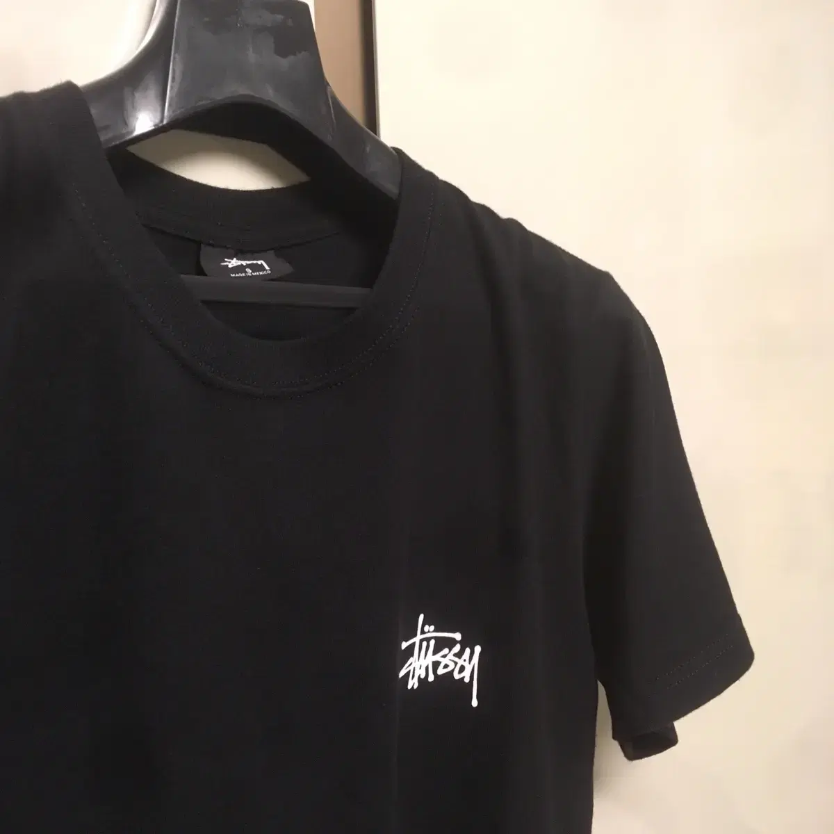 BASIC STUSSY TEE 스투시 티셔츠 S (BLACK)