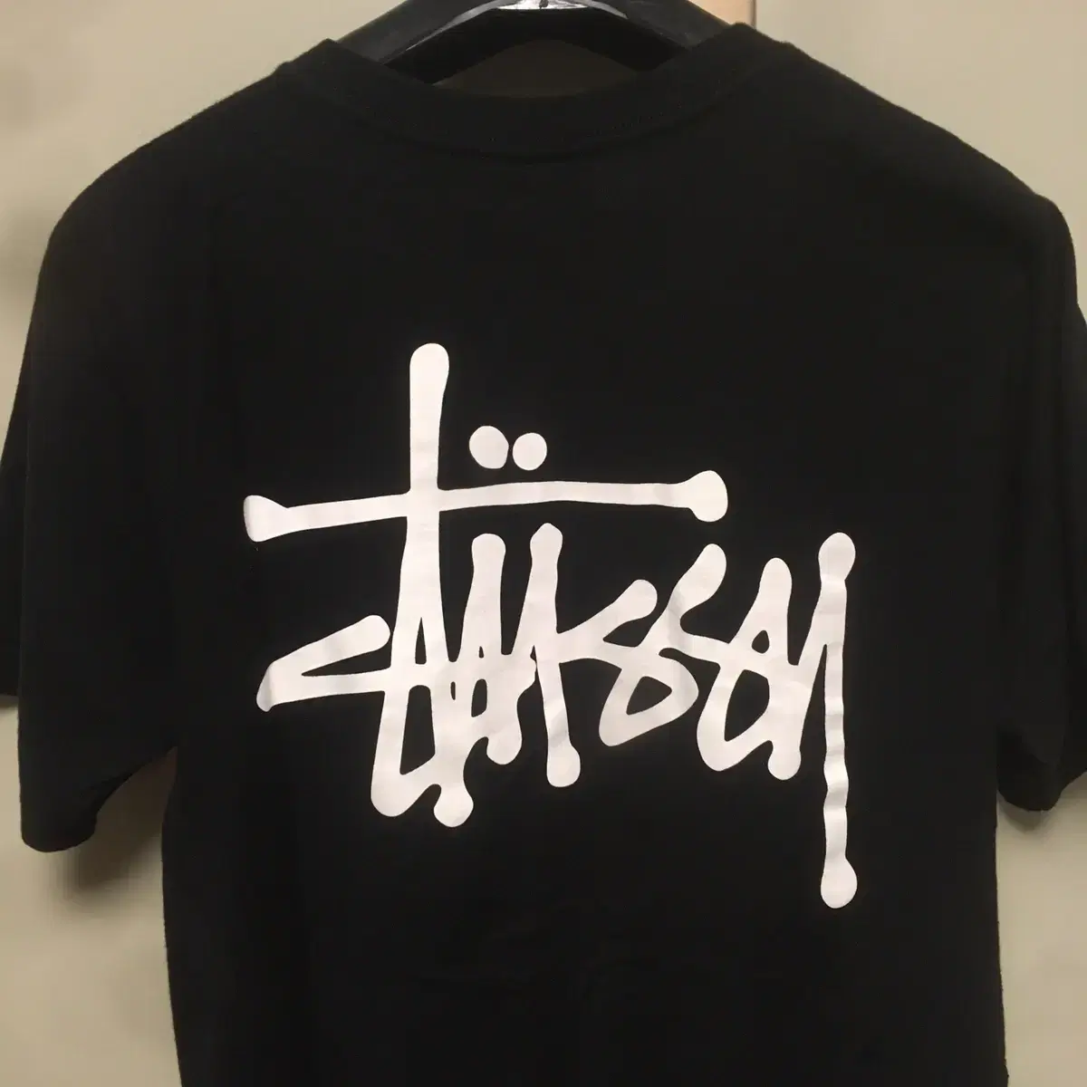 BASIC STUSSY TEE 스투시 티셔츠 S (BLACK)