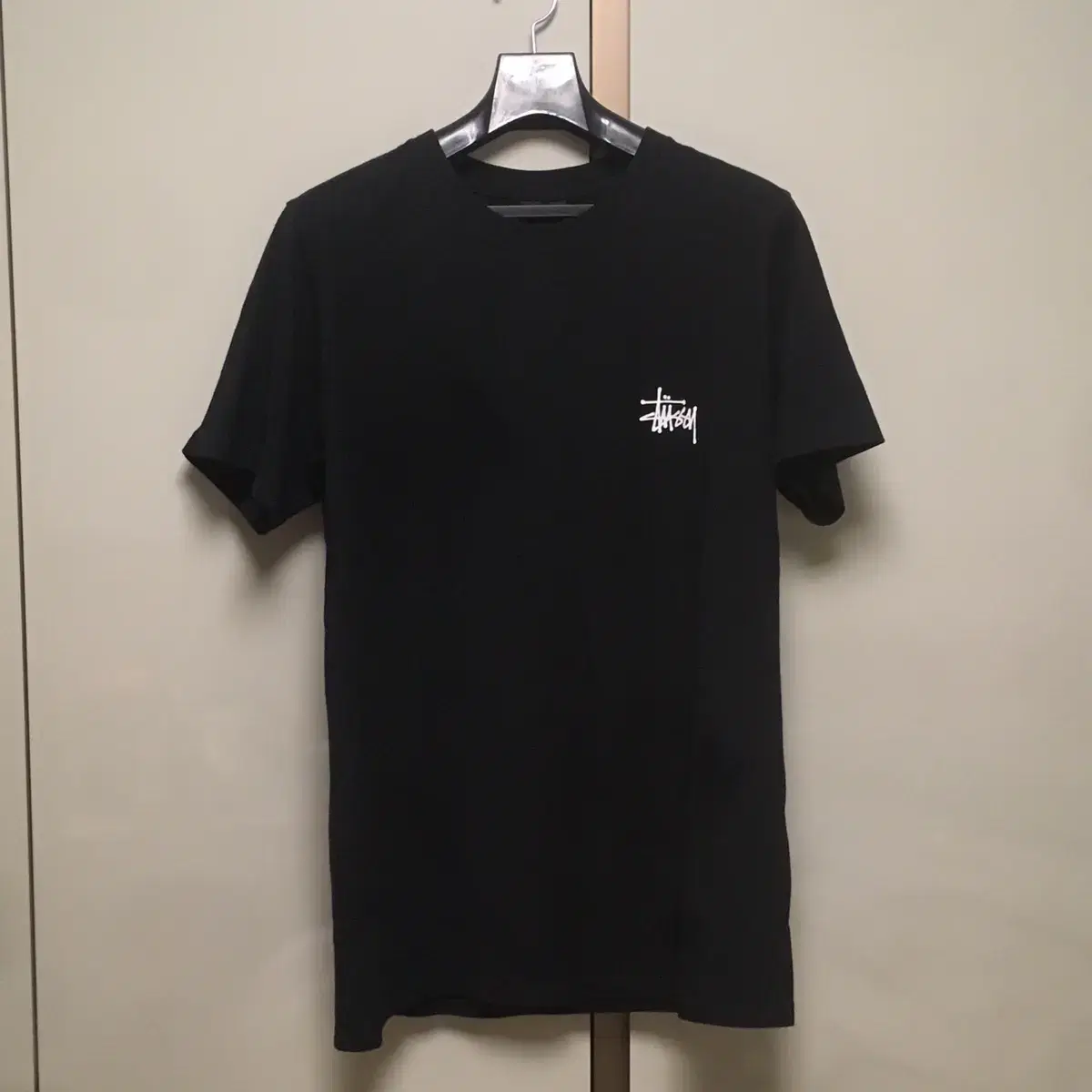 BASIC STUSSY TEE 스투시 티셔츠 S (BLACK)