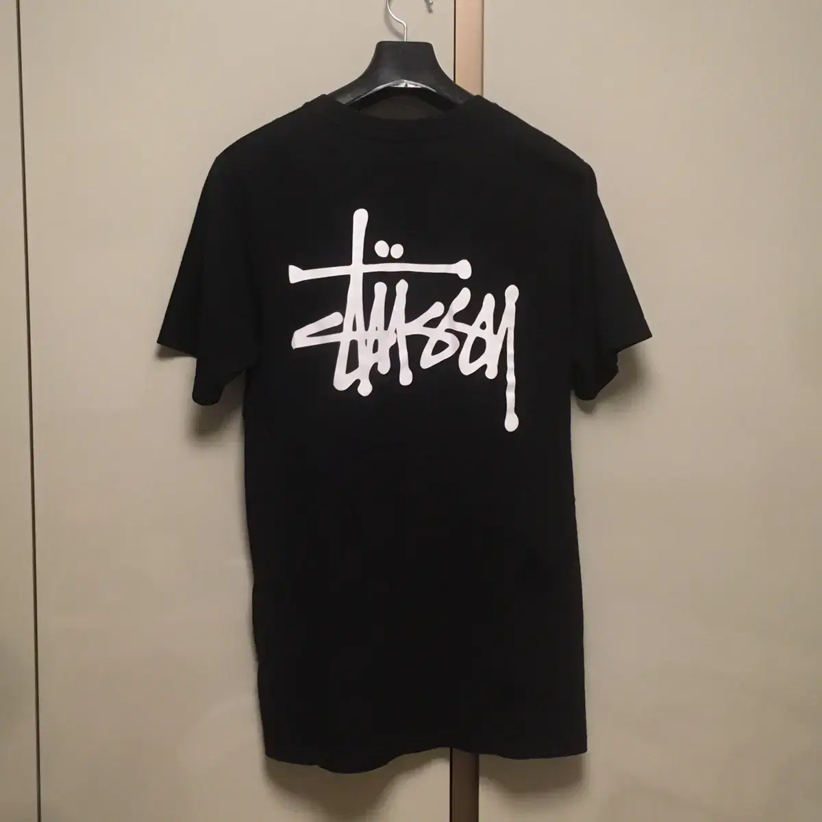 BASIC STUSSY TEE 스투시 티셔츠 S (BLACK)