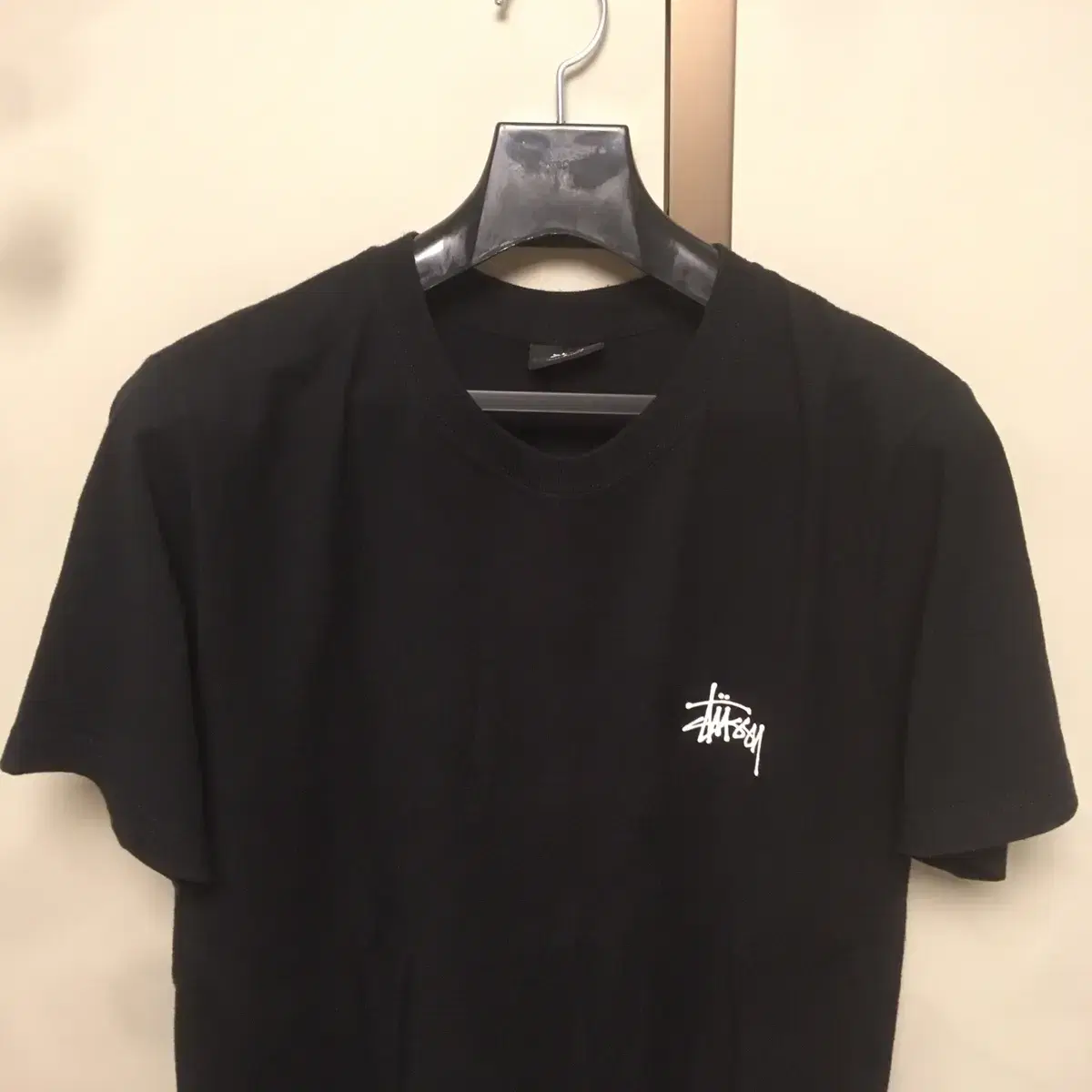 BASIC STUSSY TEE 스투시 티셔츠 S (BLACK)