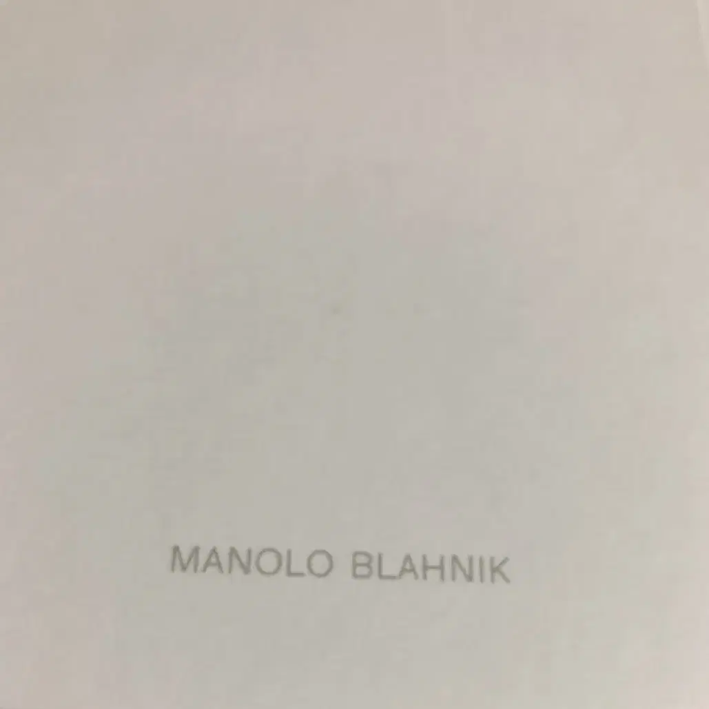 Manolo Blahnik 마놀로 블라닉 색연필 & 스케치 카드