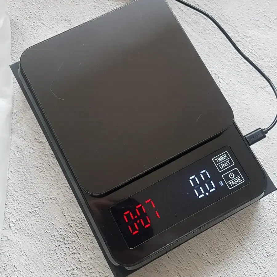 타이머기능 + 전자 초정밀 주방저울 거의 신품 0.1g~3kg