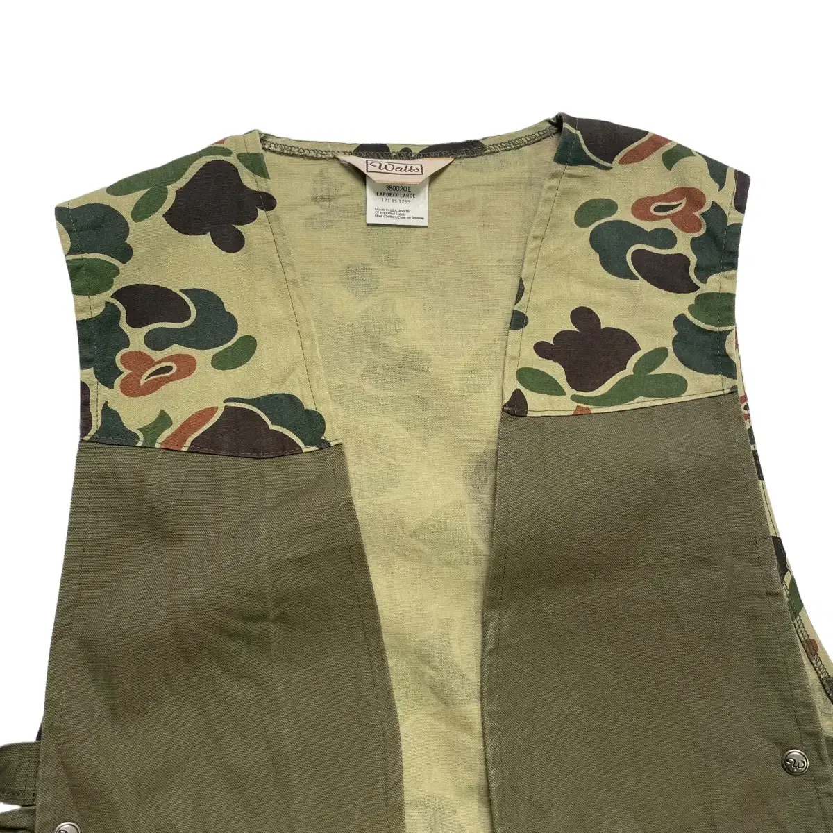 80s Walls Camoflague Hunting Vest