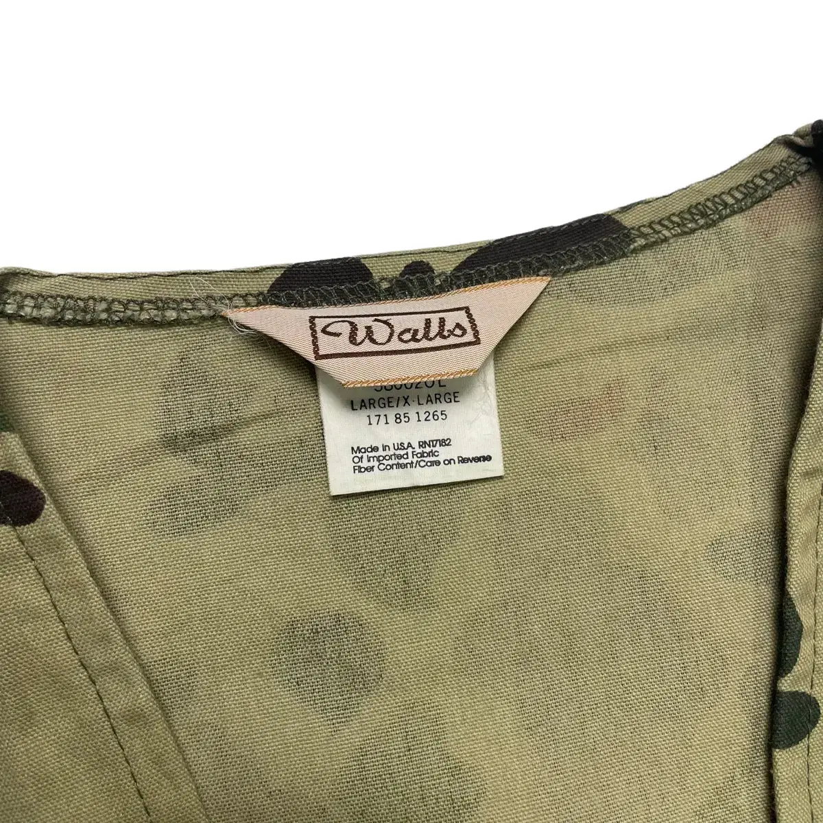 80s Walls Camoflague Hunting Vest