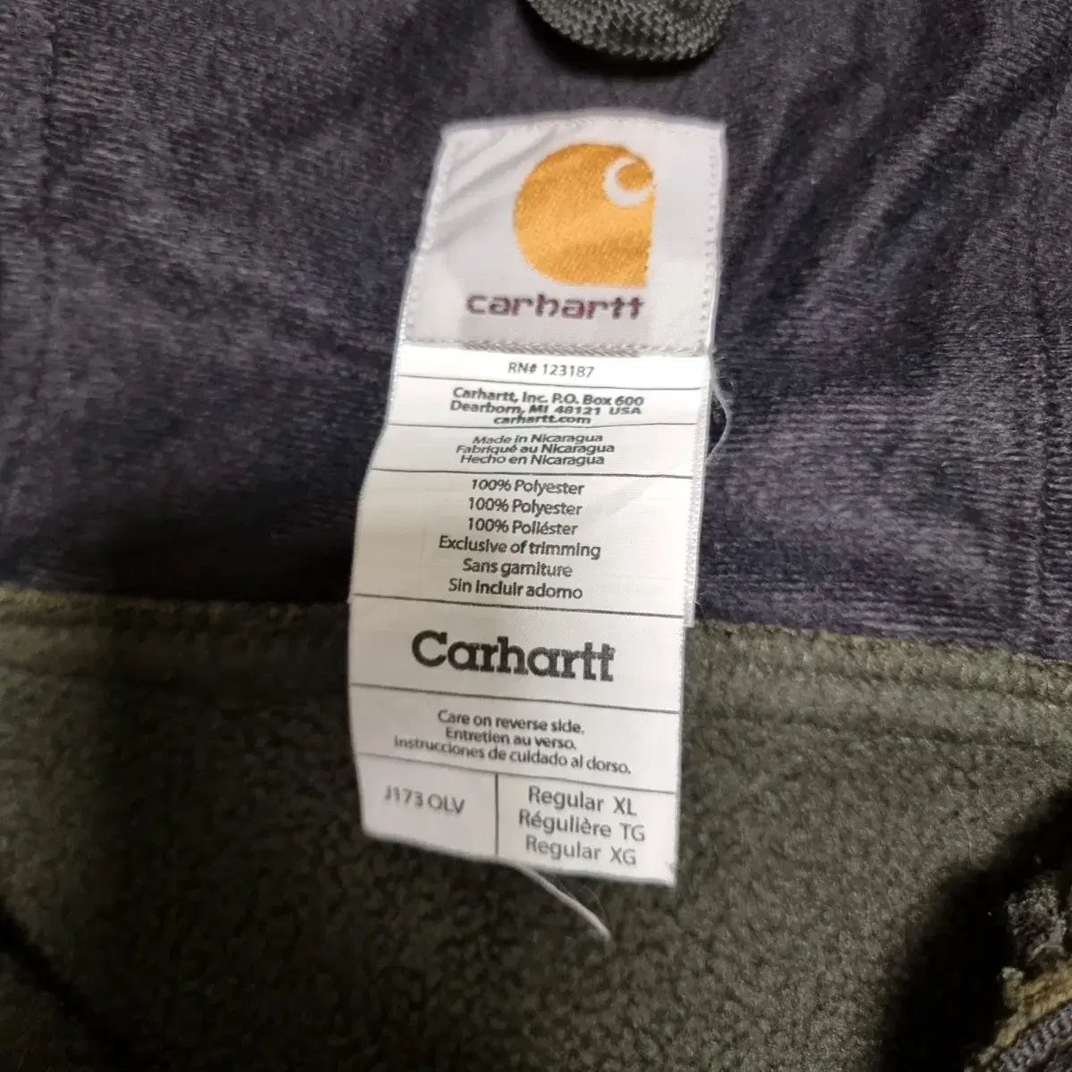 CARHARTT 칼하트 후리스