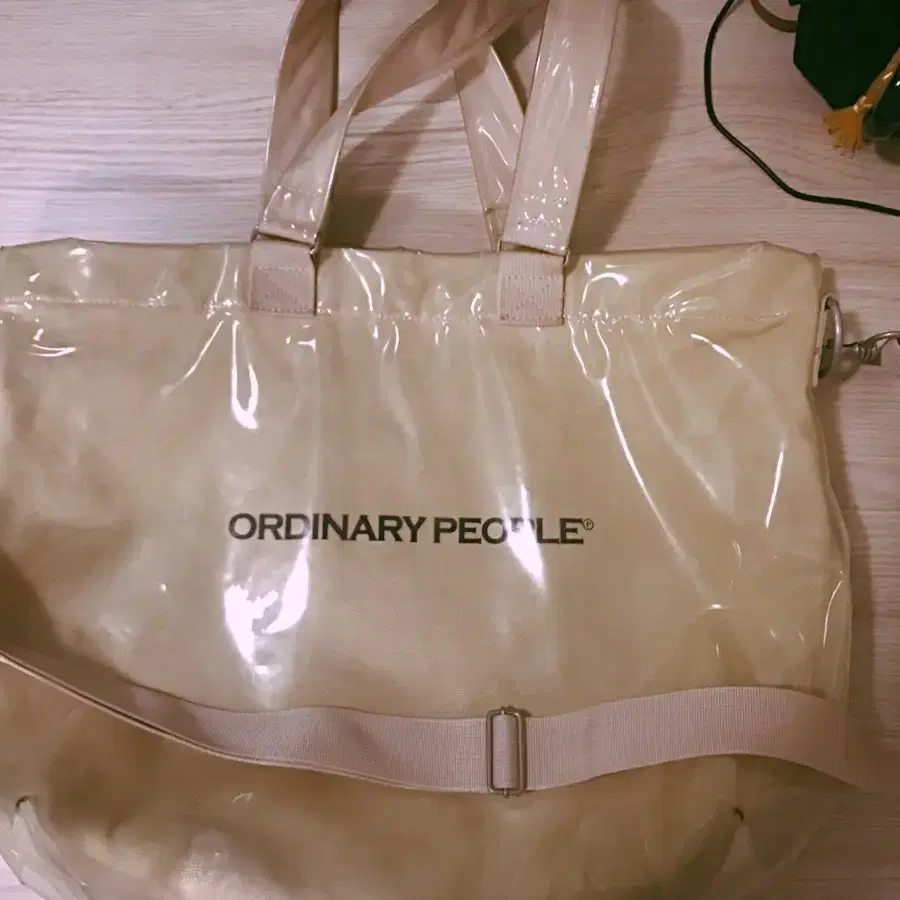 ordinary people pvc tote bag 올디너리 피플 토트백